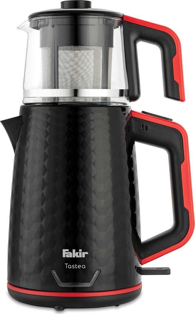 Fakir Tastea Çay Makinesi Siyah Kırmızı 1 Fakir Tastea Çay Makinesi Siyah Kırmızı