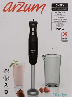 Arzum AR1139-S Chefy Siyah 1500 W El Blenderı 9