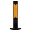 Luxeva LXV Dikey Termostatlı Isıtıcı Siyah