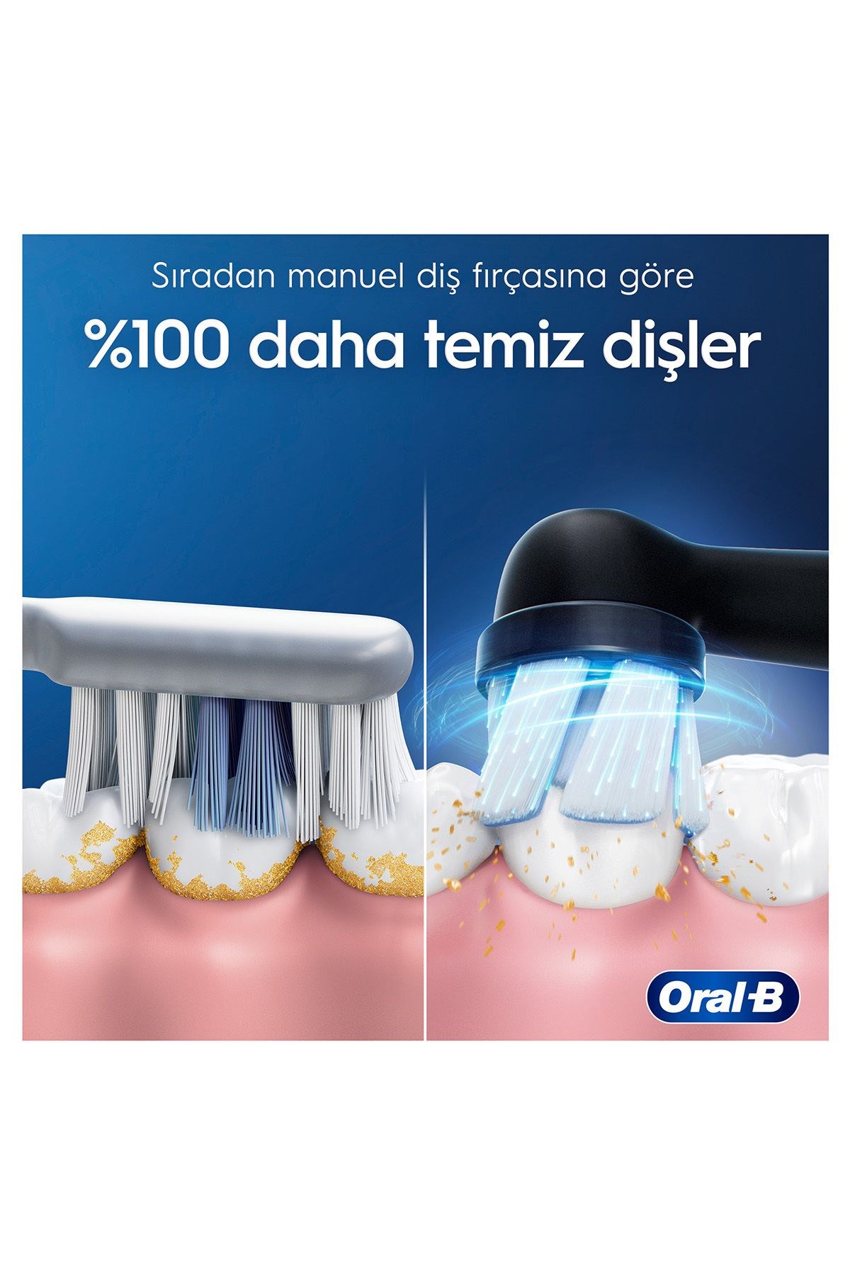 Oral-B İo 2 Gece Siyahı Şarjlı Diş Fırçası 1 Diş Fırçası Başlığı 1 Seyahat Kutusu 3 Oral-B İo 2 Gece Siyahı Şarjlı Diş Fırçası 1 Diş Fırçası Başlığı 1 Seyahat Kutusu - Görsel 3