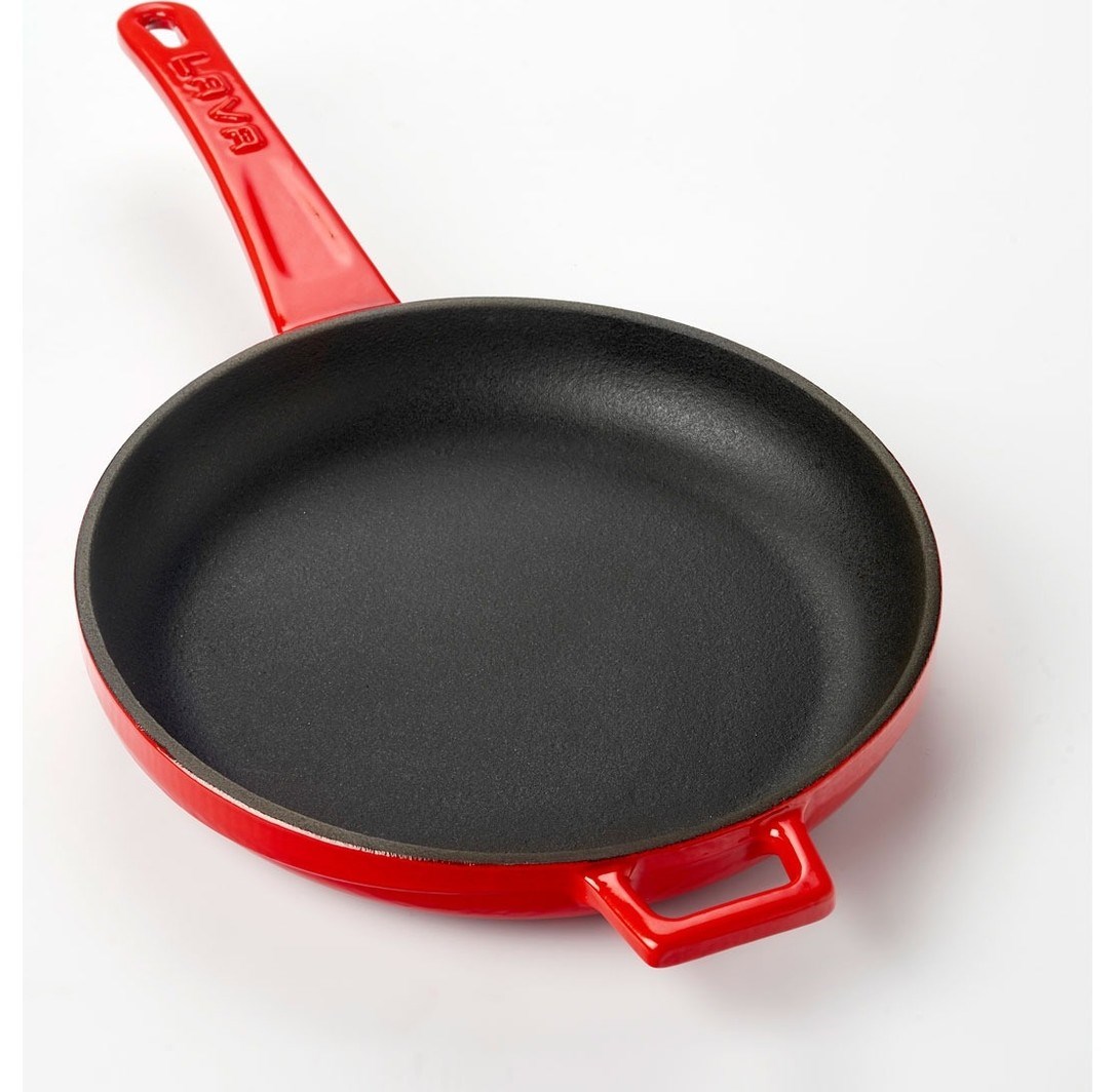 LAVA Kızartma Tavası Çap(Ø)20 Cm. Metal Kulplu Kırmızı-LV Y TV 20 K0 R