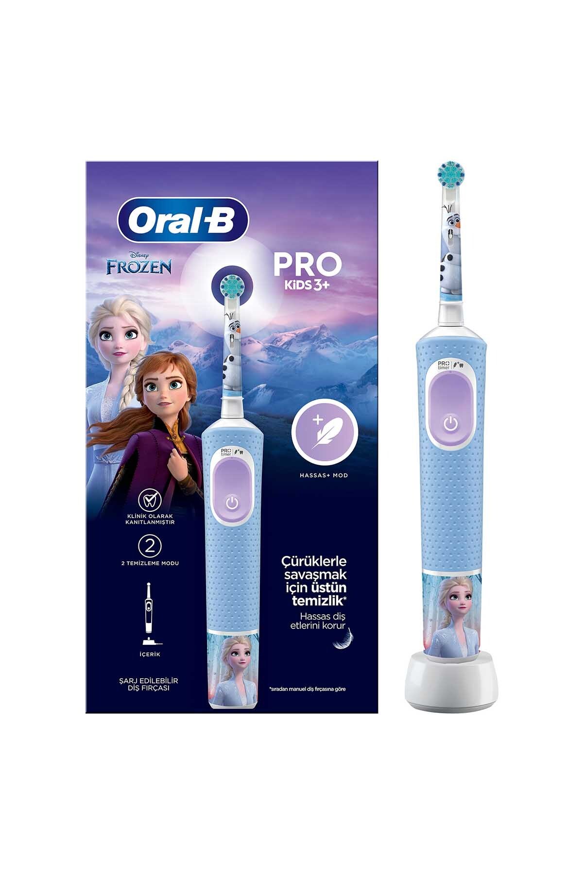 ORAL-B Vitality Pro Frozen Özel Seri Çocuklar İçin Şarj Edilebilir Diş Fırçası-80756656