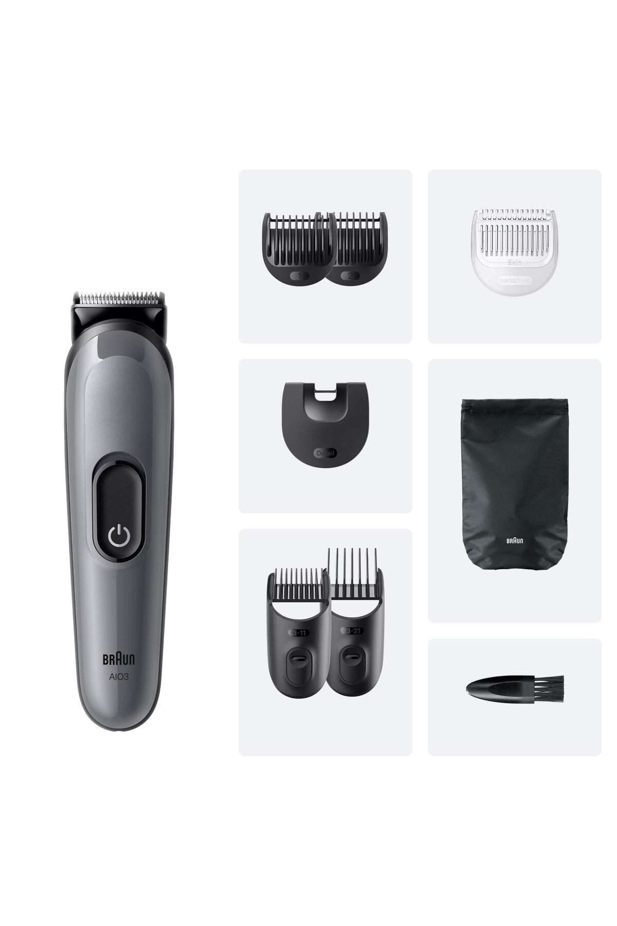Hepsi Bir Arada Series 3, 8’i 1 arada Tıraş Kiti, Keskin Bıçak, 14 Uzunluk, AIO3540 6 Hepsi Bir Arada Series 3, 8’i 1 arada Tıraş Kiti, Keskin Bıçak, 14 Uzunluk, AIO3540 - Görsel 6