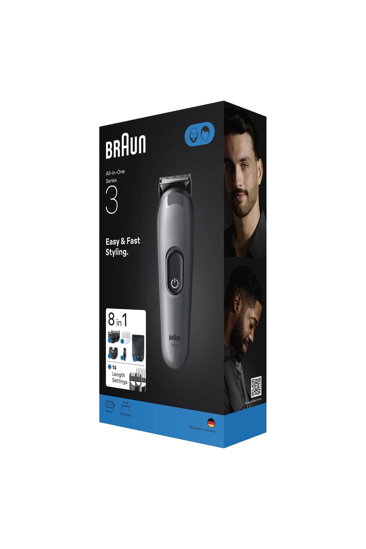 Hepsi Bir Arada Series 3, 8’i 1 arada Tıraş Kiti, Keskin Bıçak, 14 Uzunluk, AIO3540 8 Hepsi Bir Arada Series 3, 8’i 1 arada Tıraş Kiti, Keskin Bıçak, 14 Uzunluk, AIO3540 - Görsel 8