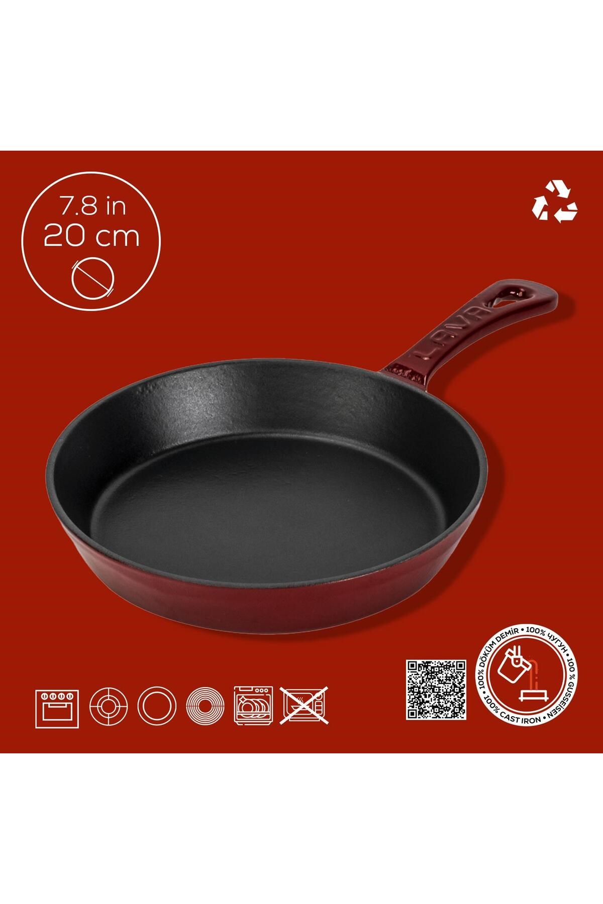 LAVA Döküm Yuvarlak Kızartma Tavası Yekpare Saplı LV ECO Y STV 20 BR 4 LAVA Döküm Yuvarlak Kızartma Tavası Yekpare Saplı LV ECO Y STV 20 BR - Görsel 4