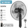 LORENZO Serin Uzaktan Kumandalı 18''ayaklı Vantilatör