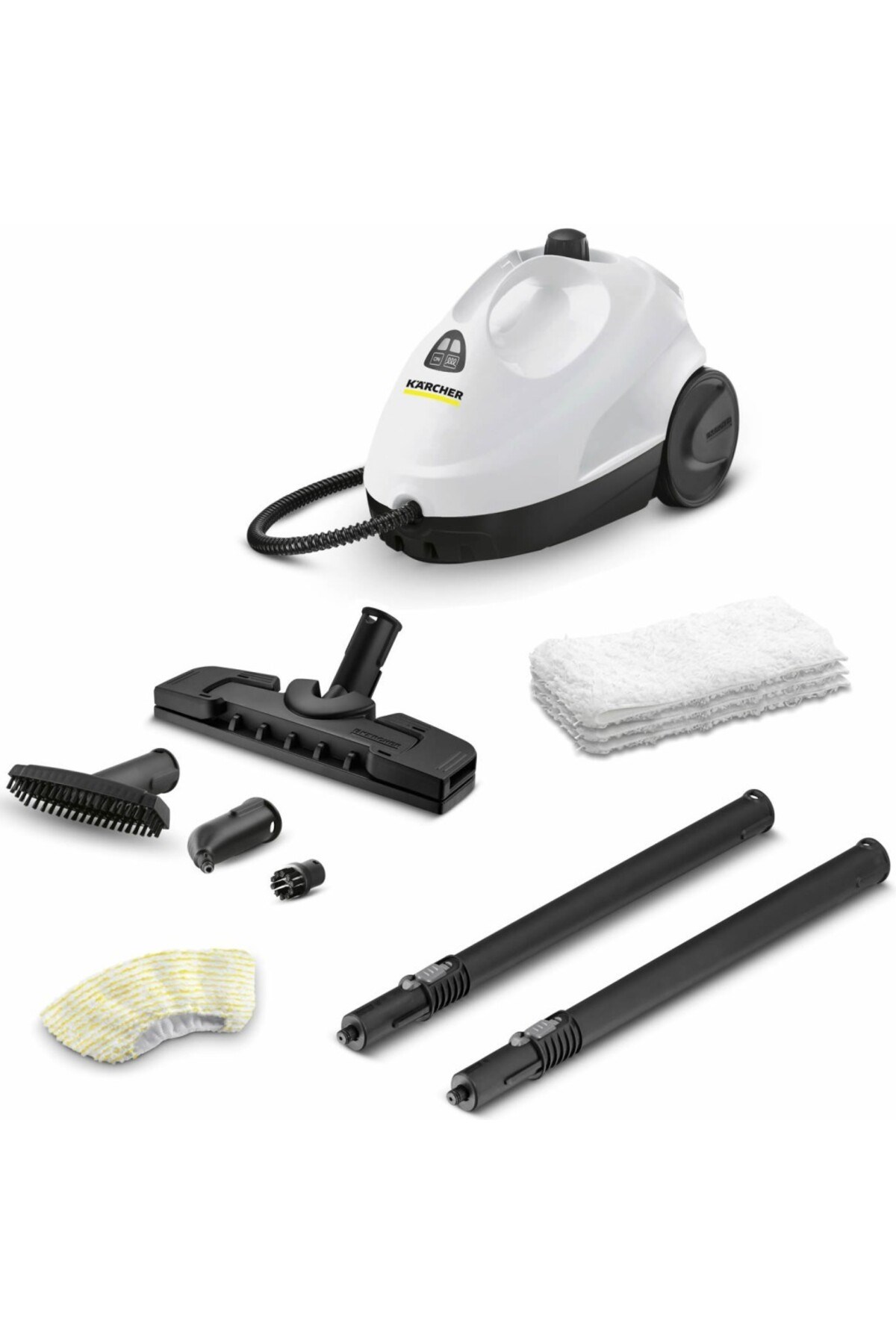 KST 2 + Cloth Set 1500W 3.2 Bar Buharlı Temizlik Makinesi - Beyaz