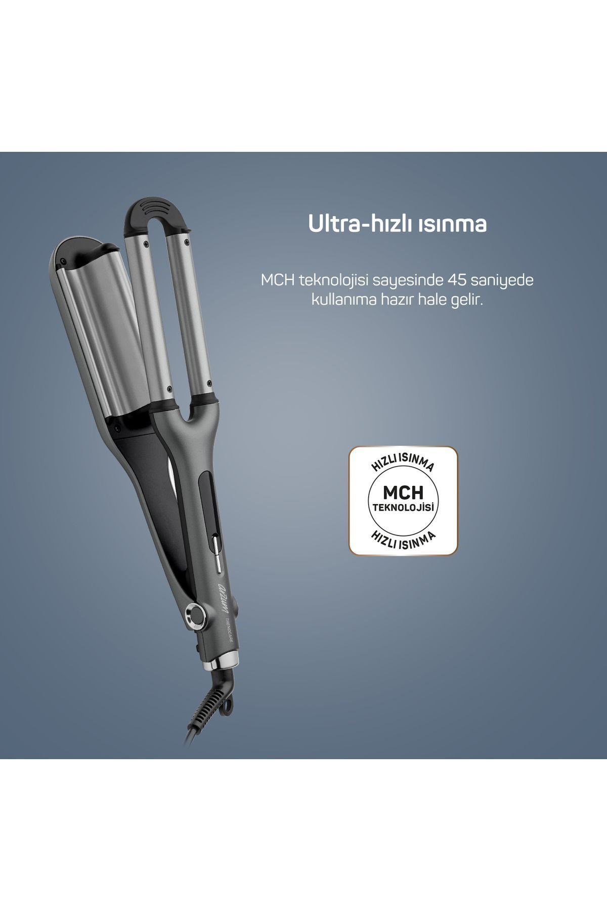 Arzum AR5079 Trendcare 16 mm Seramik Wag Maşa 3 Arzum AR5079 Trendcare 16 mm Seramik Wag Maşa - Görsel 3
