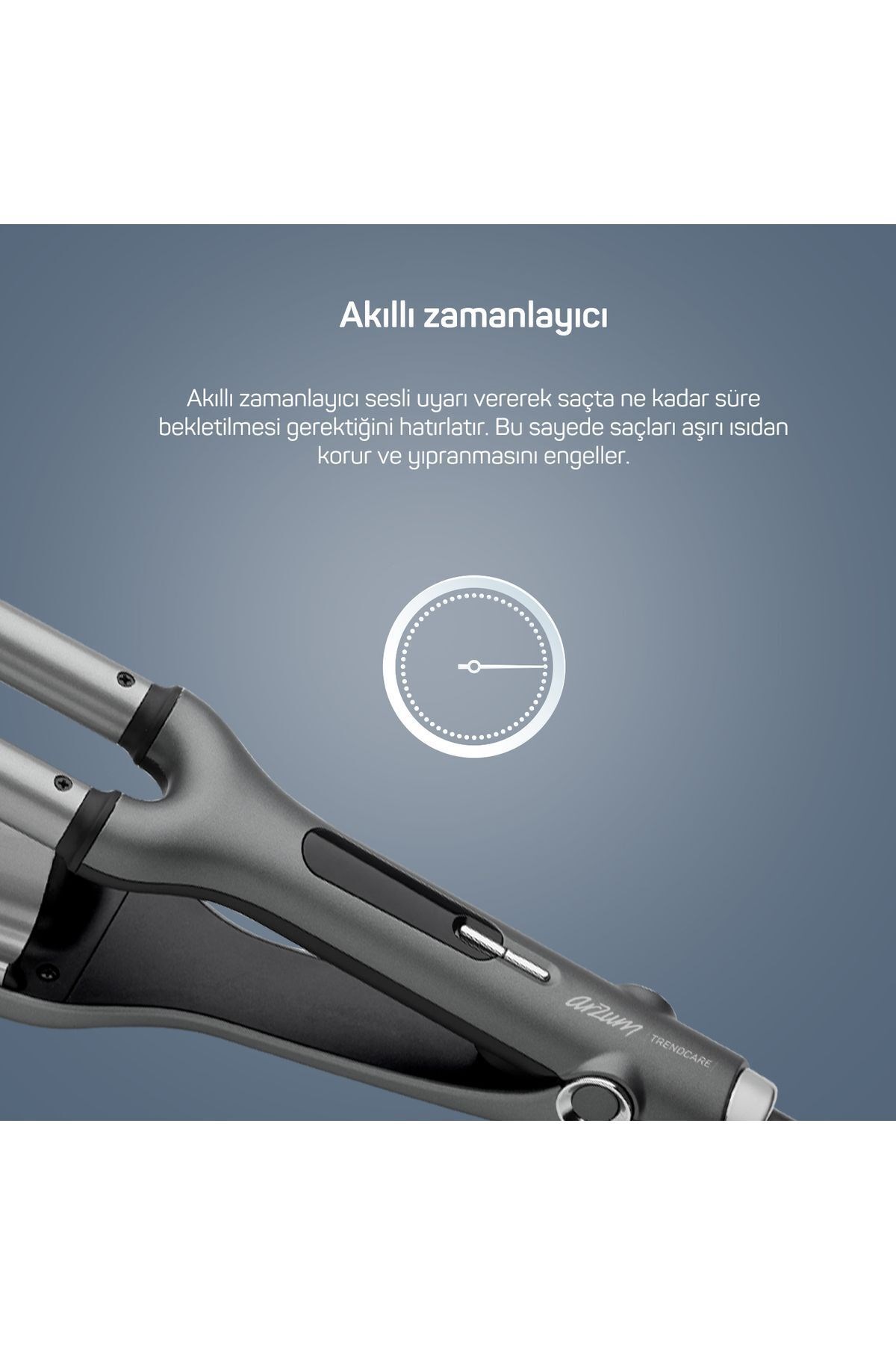 Arzum AR5079 Trendcare 16 mm Seramik Wag Maşa 6 Arzum AR5079 Trendcare 16 mm Seramik Wag Maşa - Görsel 6
