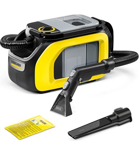 KARCHER Se3 Compact 550 W Koltuk Halı Yıkama Makinesi Yatay Süpürge Yapısı ile Yüksek Performans