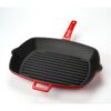LAVA Döküm Izgara Tavası 26 x 32 cm Metal Saplı Kırmızı-LV P GT 2632 K0 R