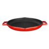 LAVA YUVARLAK IZGARA TAVA ÇAP 30 CM KIRMIZI
